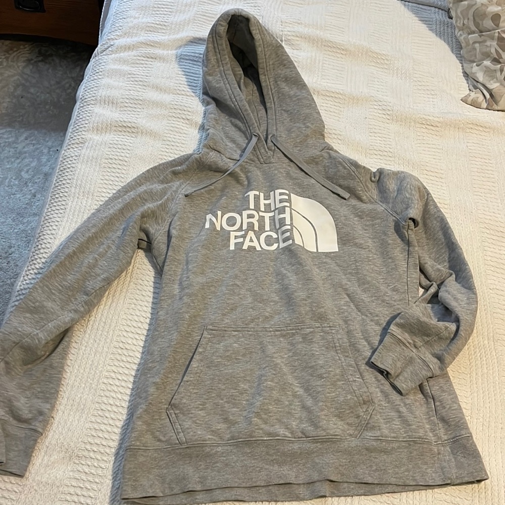 The North Face grey hoodie